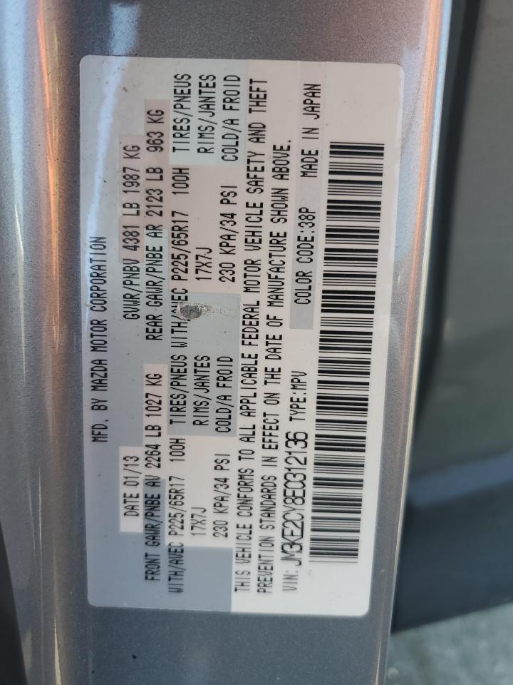 JM3KE2CY8E0312136 2014 Mazda Cx-5 Touring