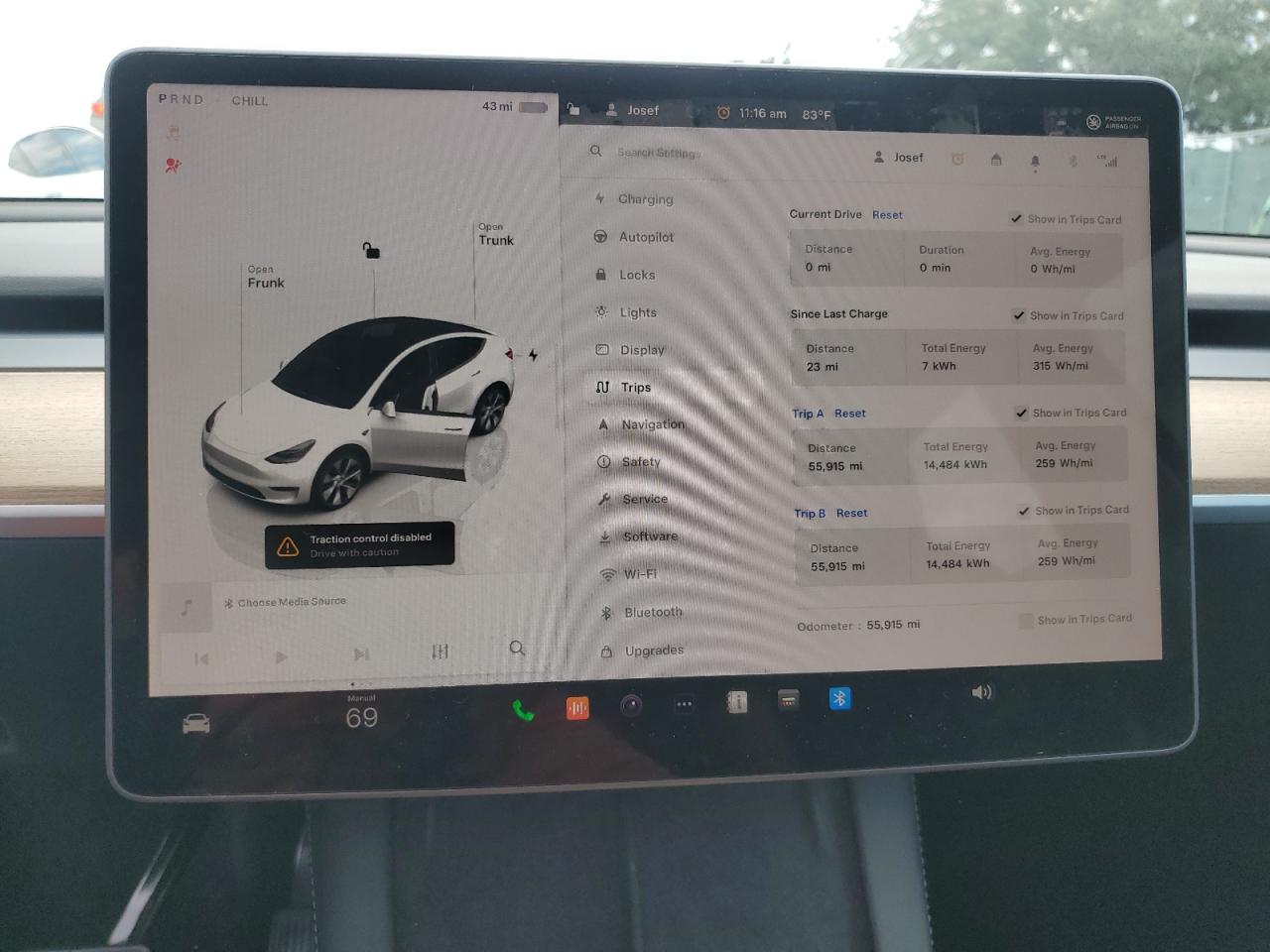 7SAYGDEE8NA012335 2022 Tesla Model Y