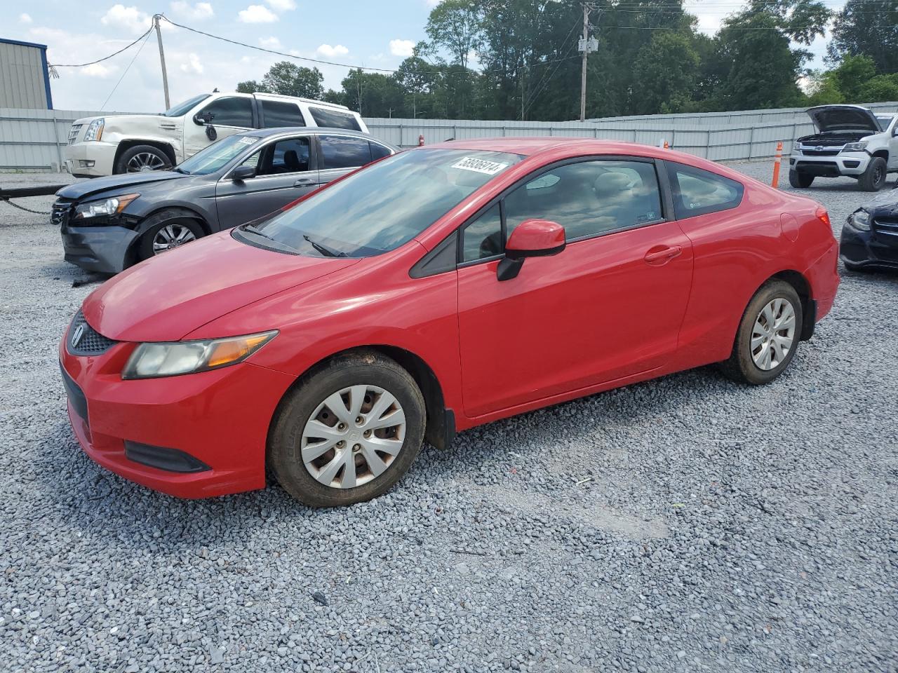 2012 Honda Civic Lx vin: 2HGFG3B54CH542154