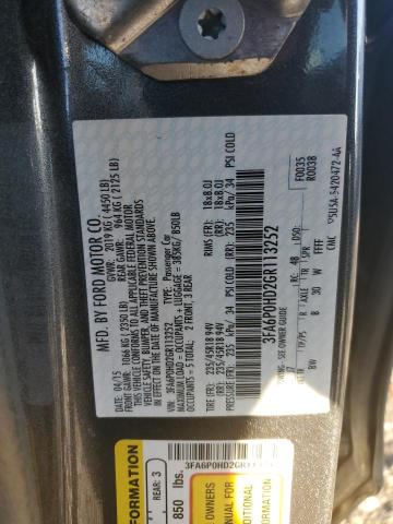 2016 FORD FUSION SE - 3FA6P0HD2GR113252