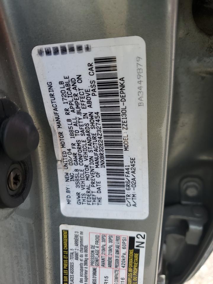 1NXBR32E24Z327454 2004 Toyota Corolla Ce