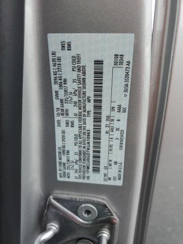 2019 FORD ESCAPE SE - 1FMCU0GD7KUA10963