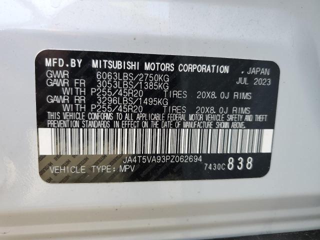 2023 Mitsubishi Outlander Sel VIN: JA4T5VA93PZ062694 Lot: 57276064