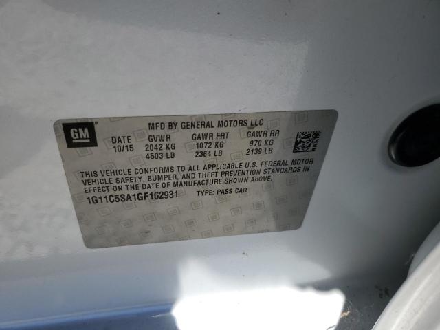2016 CHEVROLET MALIBU LIM - 1G11C5SA1GF162931
