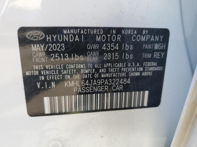 2023 Hyundai Sonata Sel VIN: KMHL64JA9PA322484 Lot: 58751614