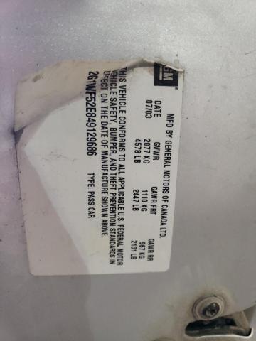 2004 Chevrolet Impala VIN: 2G1WF52E849129686 Lot: 58956474