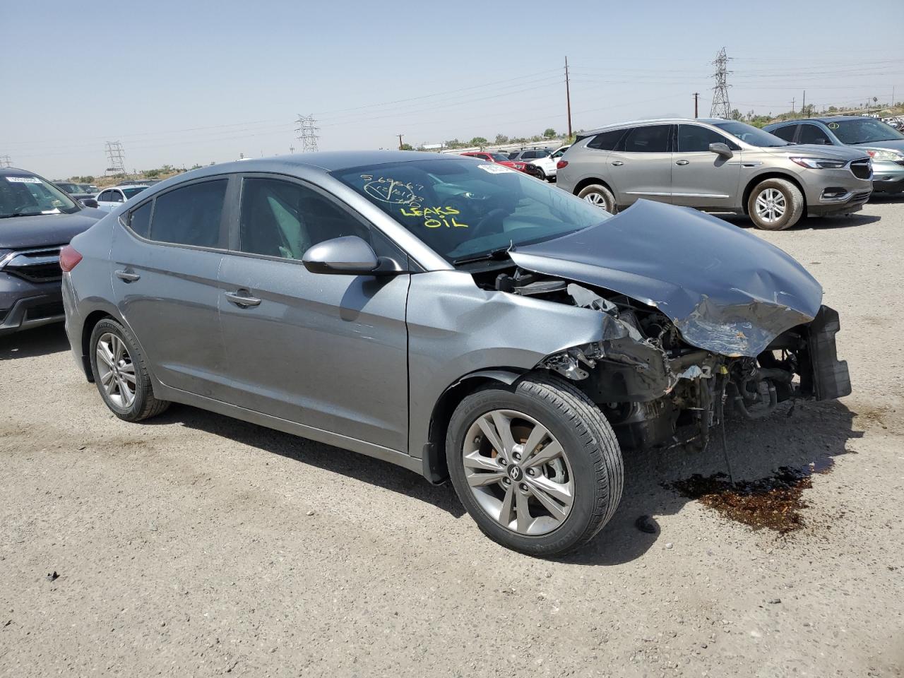 2018 Hyundai Elantra Sel vin: KMHD84LFXJU554721