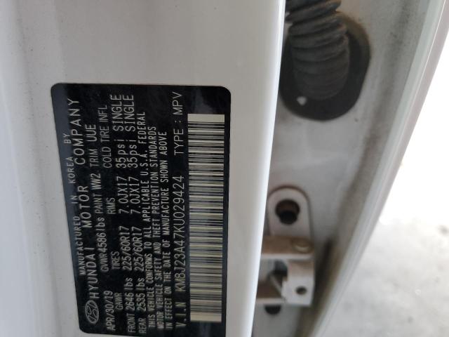 2019 Hyundai Tucson Se VIN: KM8J23A47KU029424 Lot: 57666164