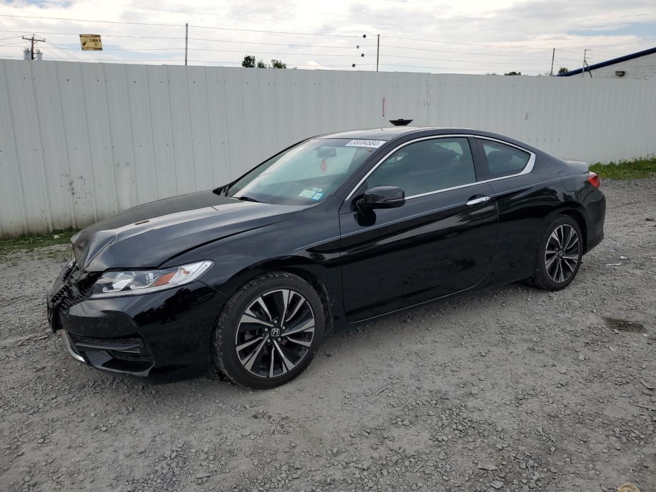 HONDA ACCORD EX 2016 black  gas 1HGCT1B7XGA013560 photo #1