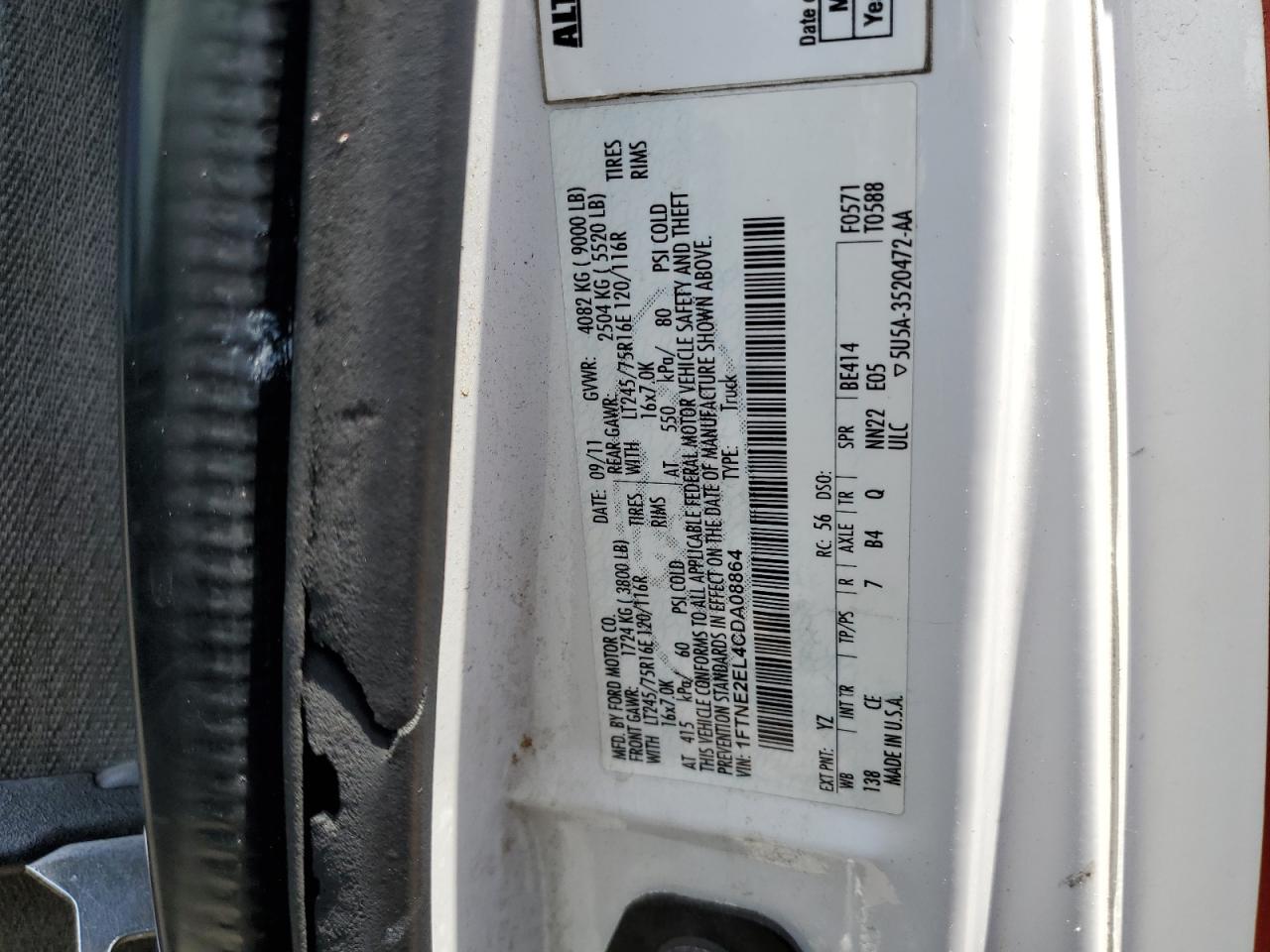 1FTNE2EL4CDA08864 2012 Ford Econoline E250 Van