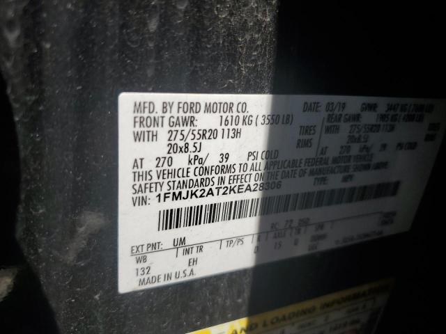 2019 Ford Expedition Max Limited VIN: 1FMJK2AT2KEA28306 Lot: 58922754