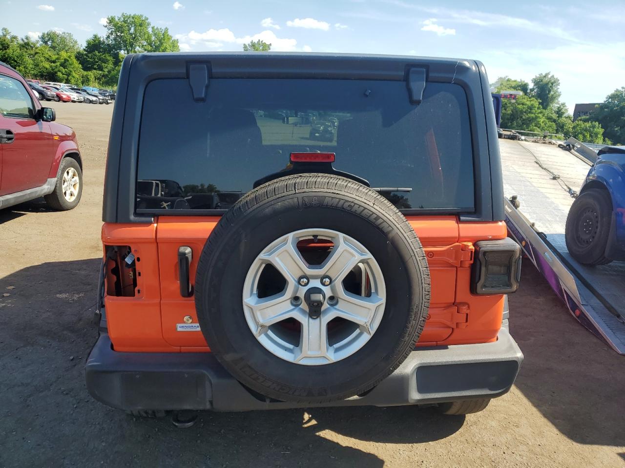 2019 Jeep Wrangler Unlimited Sport vin: 1C4HJXDG9KW557098