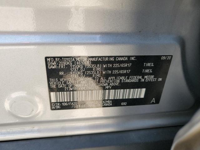 2021 Toyota Rav4 Xle VIN: 2T3W1RFVXMC090212 Lot: 59942914