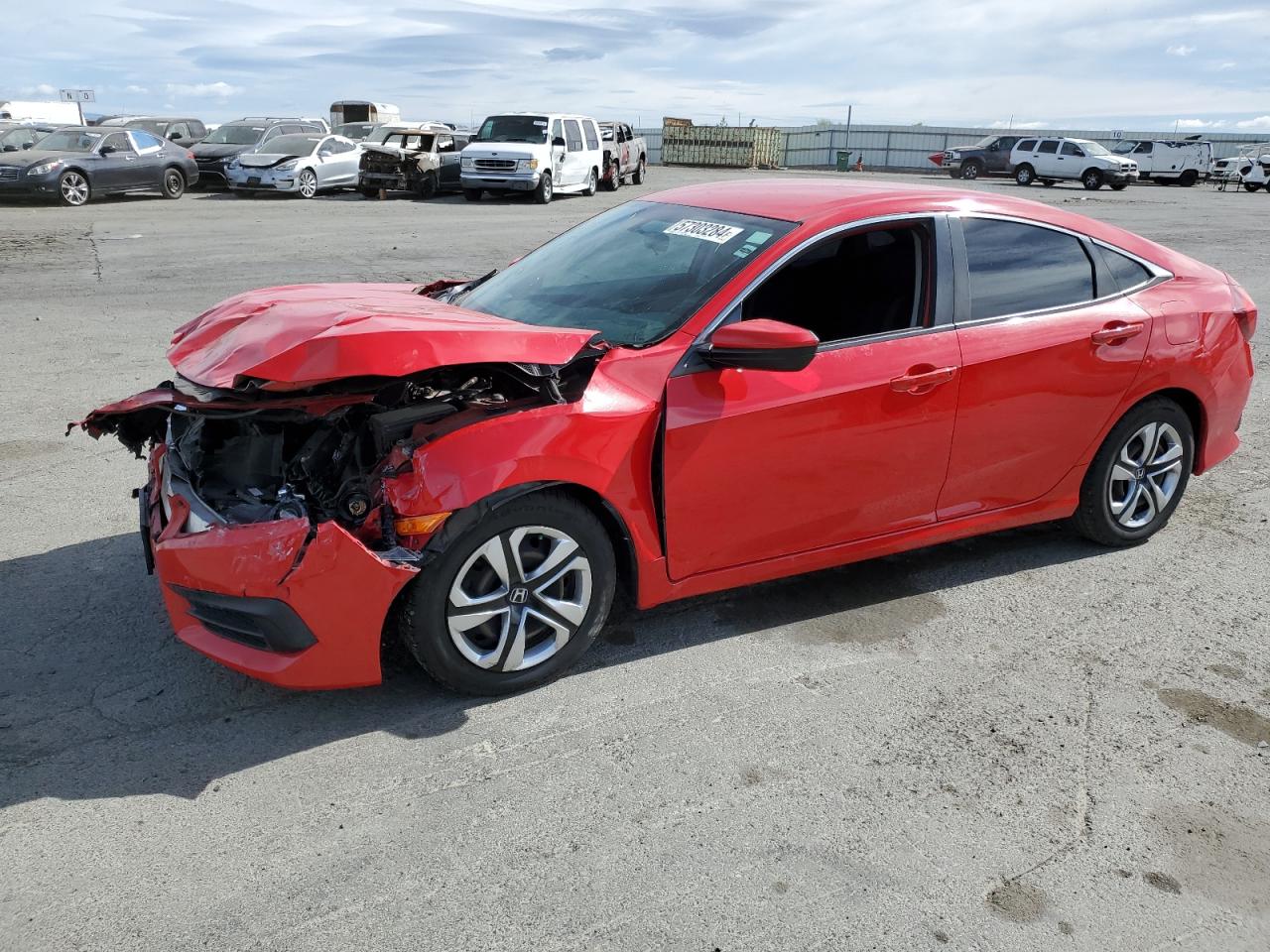 2HGFC2F5XHH516892 2017 Honda Civic Lx