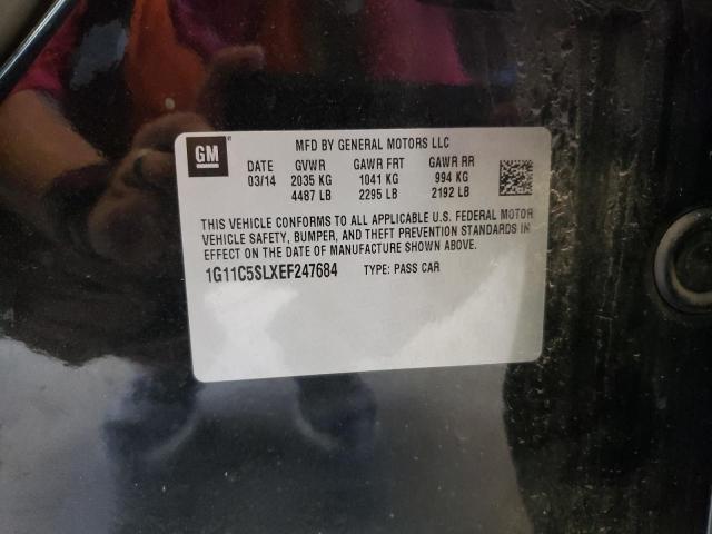 2014 Chevrolet Malibu 1Lt VIN: 1G11C5SLXEF247684 Lot: 60260334