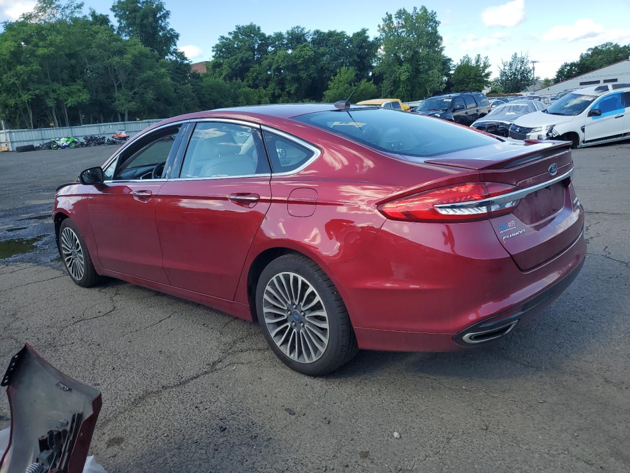 2018 Ford Fusion Titanium/Platinum vin: 3FA6P0D98JR187882