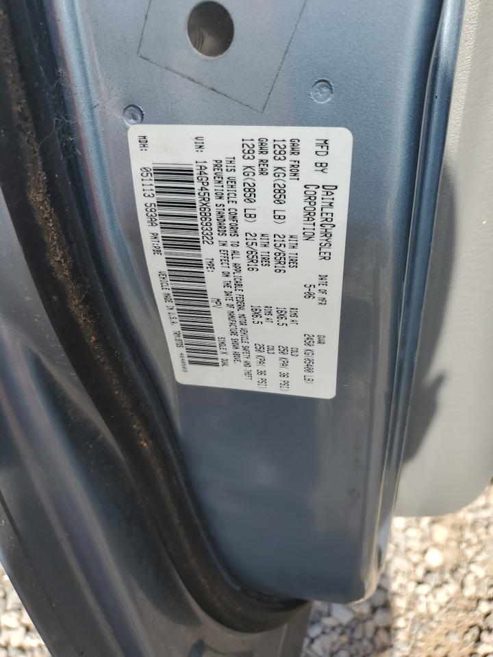 1A4GP45RX6B693322 2006 Chrysler Town & Country