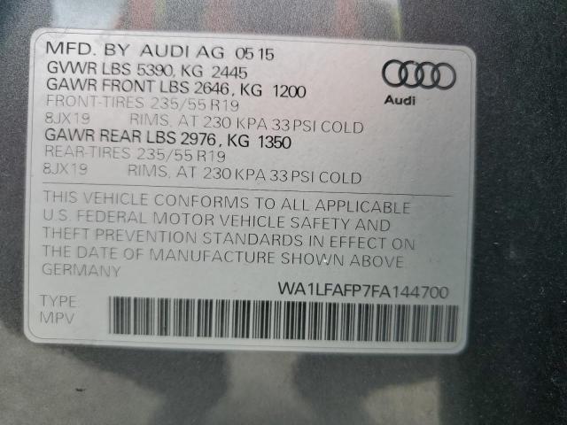 VIN WA1LFAFP7FA144700 2015 Audi Q5, Premium Plus no.13