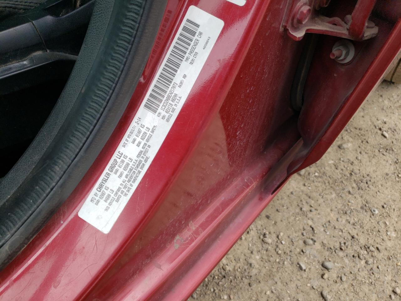 1C3CDZAB8EN217073 2014 Dodge Avenger Se