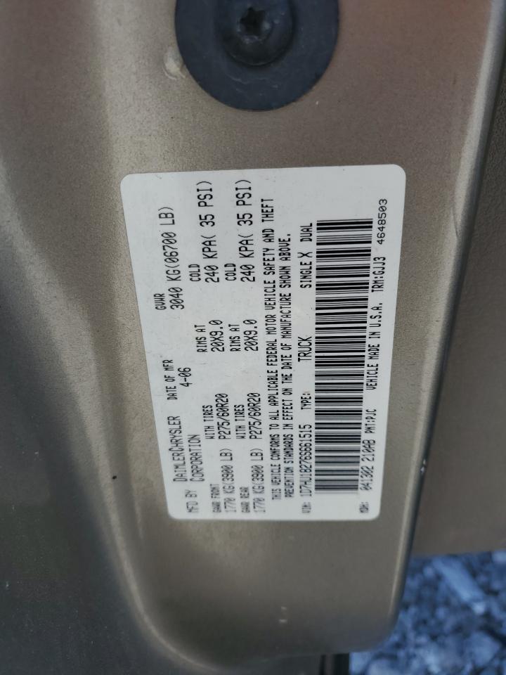 1D7HU18276S661515 2006 Dodge Ram 1500 St