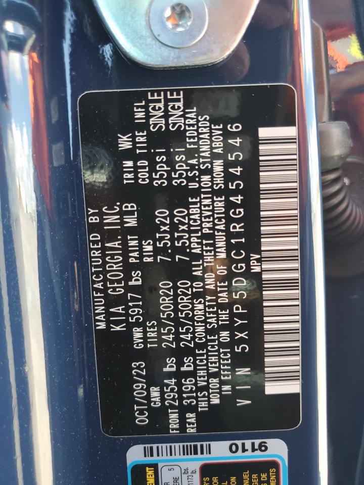 5XYP5DGC1RG454546 2024 Kia Telluride Sx