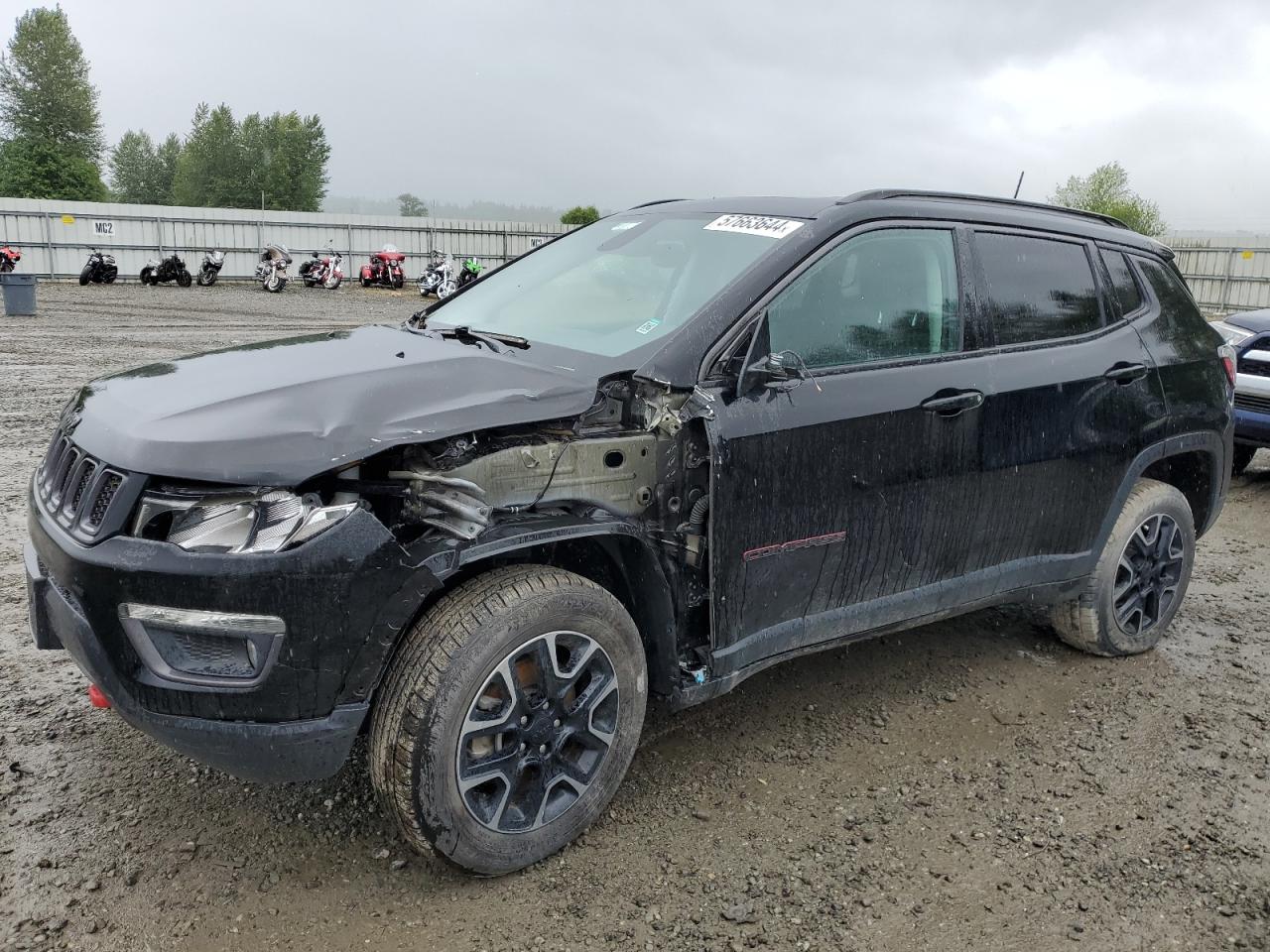 2019 Jeep Compass Trailhawk vin: 3C4NJDDB1KT650838