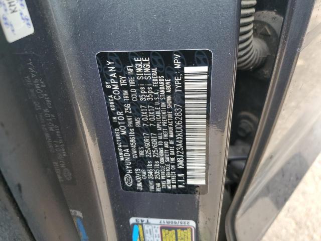 2019 Hyundai Tucson Se VIN: KM8J23A4XKU062837 Lot: 58843844