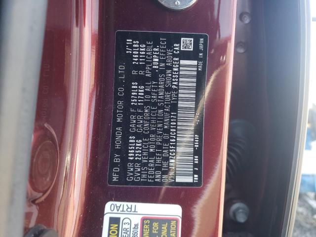 2018 HONDA CLARITY - JHMZC5F16JC010171