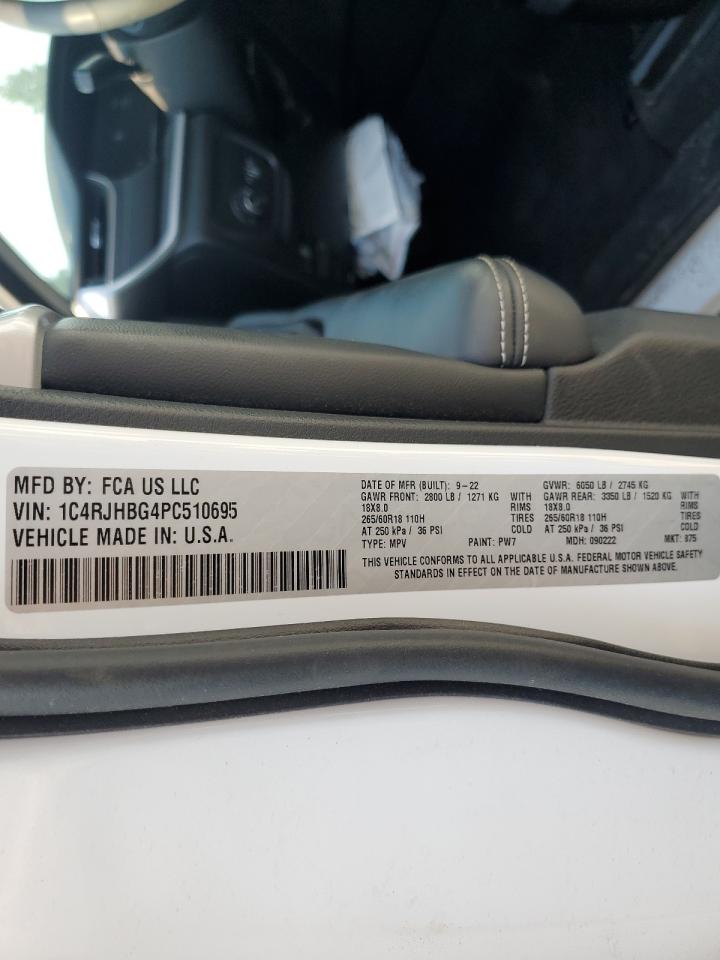 1C4RJHBG4PC510695 2023 Jeep Grand Cherokee Limited