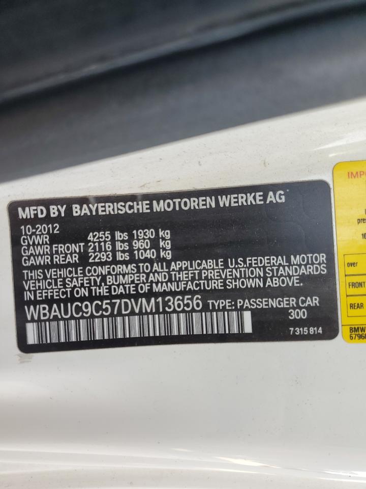 WBAUC9C57DVM13656 2013 BMW 135 I