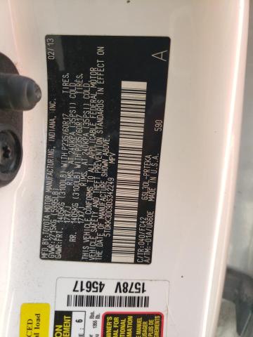 2013 Toyota Sienna Le VIN: 5TDKK3DC9DS342249 Lot: 57169584