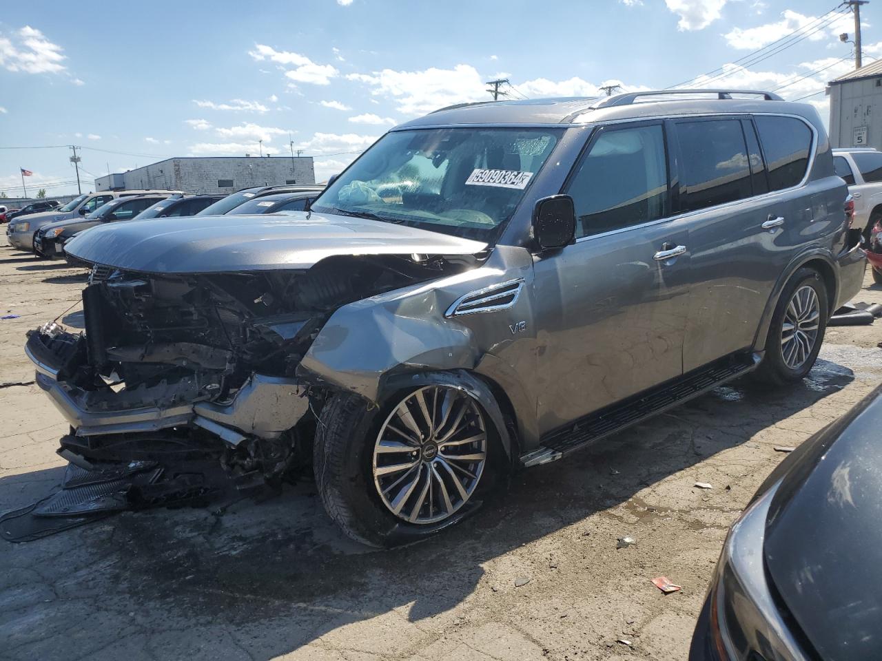 2022 Nissan Armada Sl vin: JN8AY2BB6N9813826