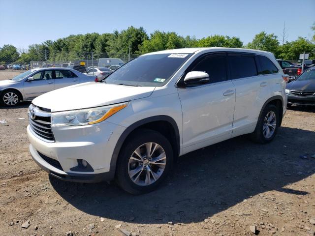 VIN 5TDBKRFH5ES018843 2014 Toyota Highlander, LE no.1