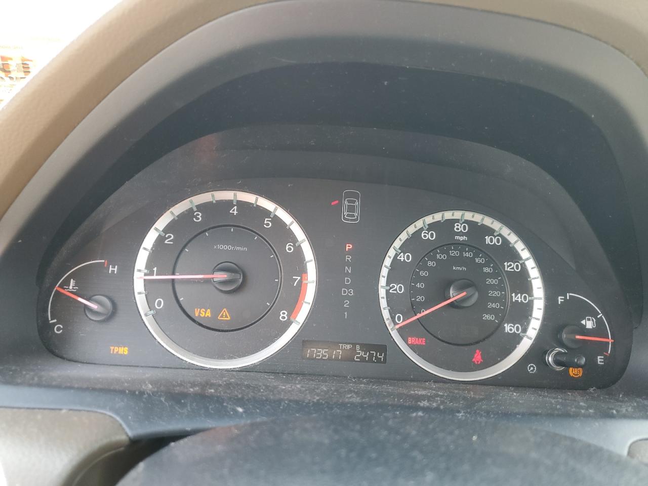 1HGCP26349A062855 2009 Honda Accord Lx