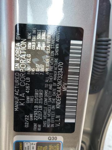 2022 Kia Seltos Lx VIN: KNDEPCAA5N7323470 Lot: 57605074