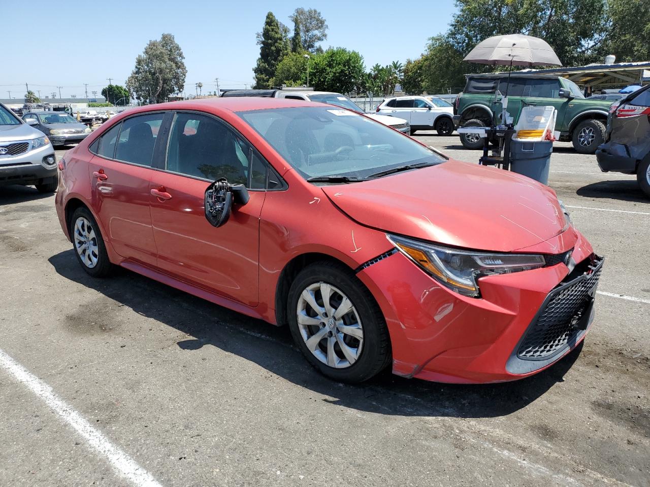 2020 Toyota Corolla Le vin: 5YFEPRAE8LP077256