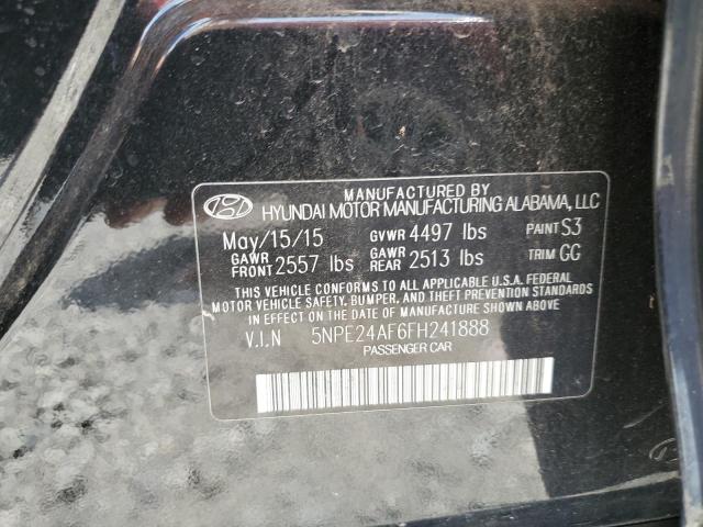 2015 HYUNDAI SONATA SE - 5NPE24AF6FH241888
