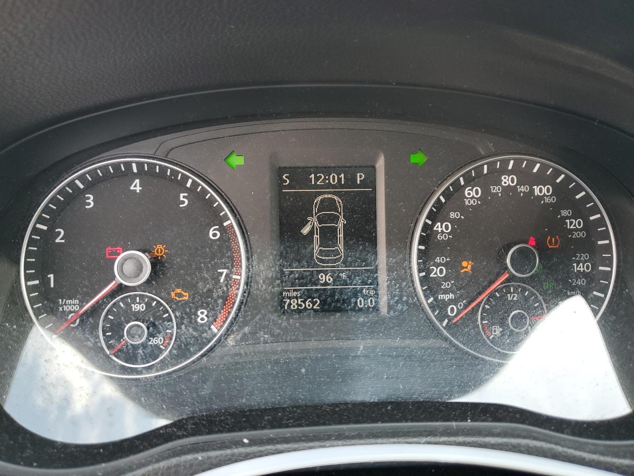 1VWCH7A3XCC028427 2012 Volkswagen Passat Sel