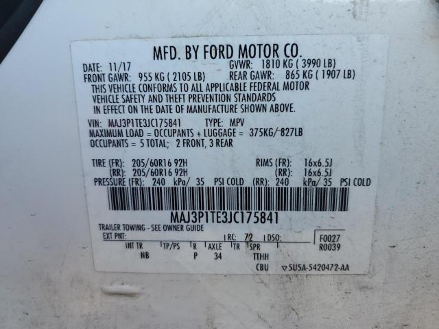 2018 FORD ECOSPORT S - MAJ3P1TE3JC175841