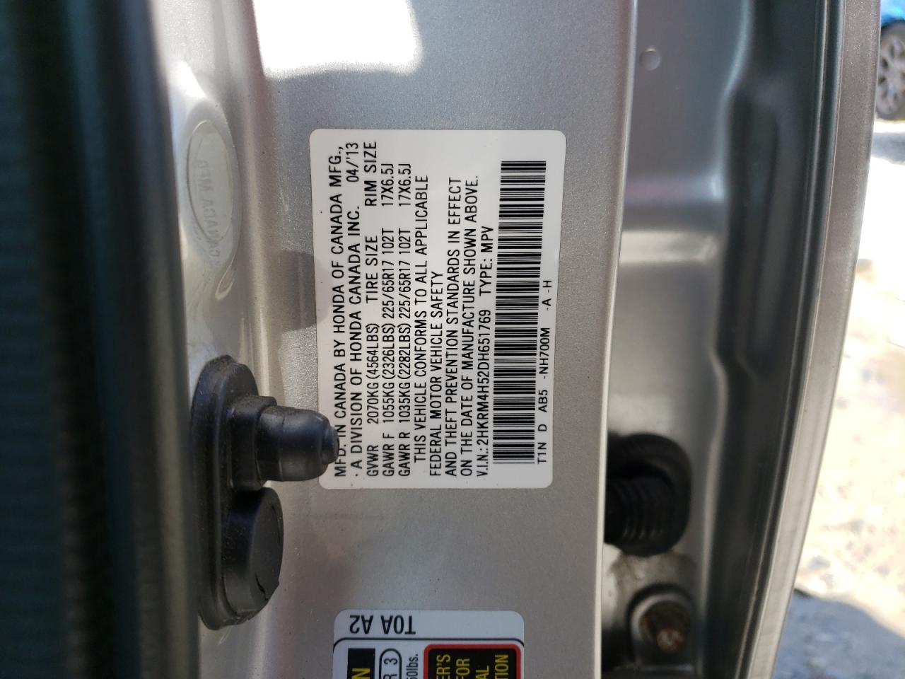 2HKRM4H52DH651769 2013 Honda Cr-V Ex