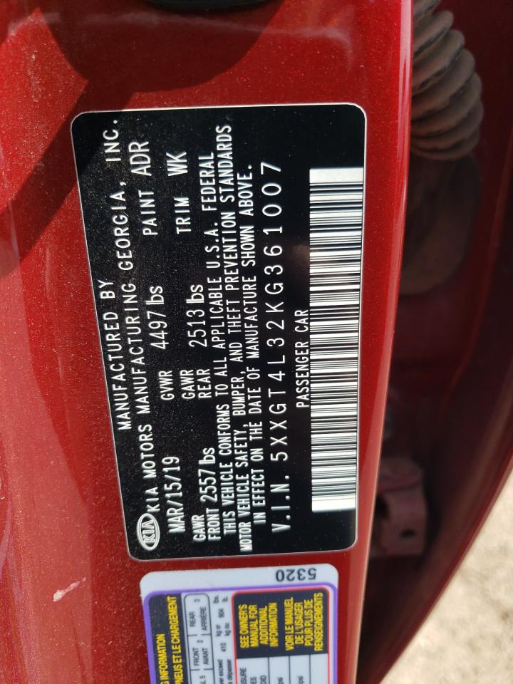 5XXGT4L32KG361007 2019 Kia Optima Lx