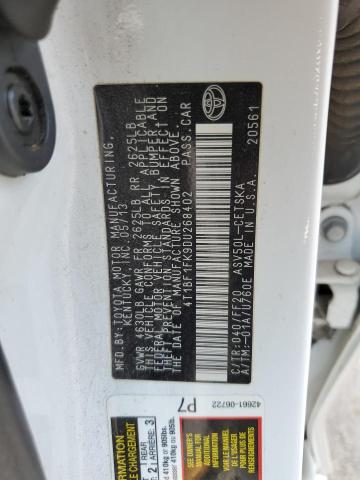 VIN 4T1BF1FK9DU268402 2013 Toyota Camry, L no.12