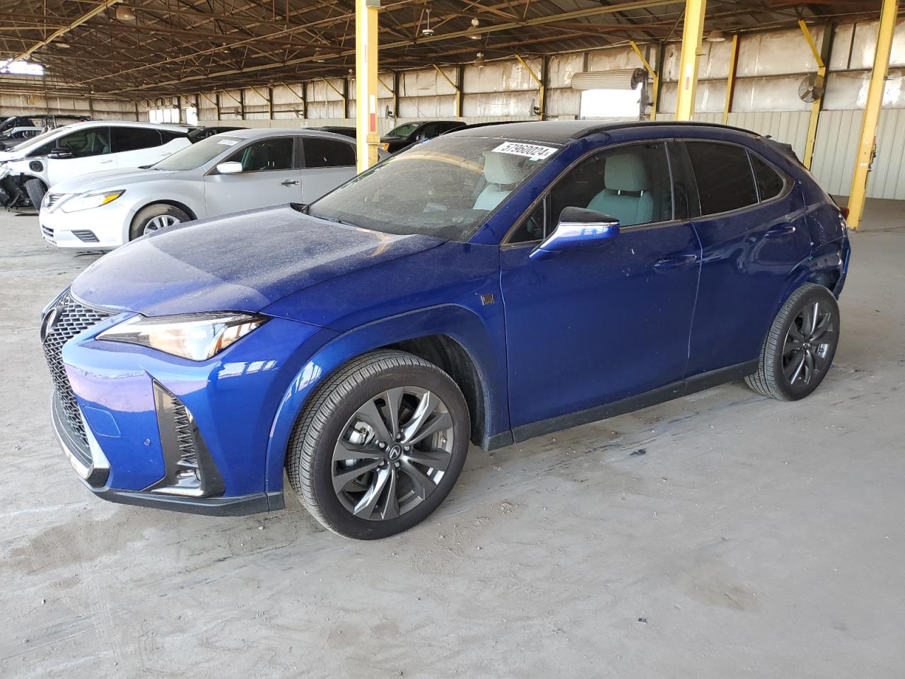 LEXUS UX 250H BA 2023 blue  hybrid engine JTHB6JBH2P2148888 photo #1