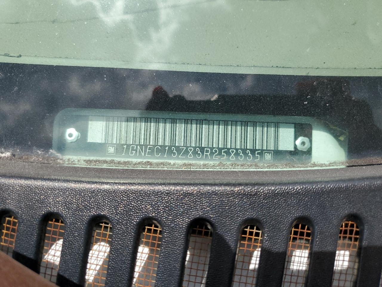 1GNEC13Z83R258335 2003 Chevrolet Tahoe C1500