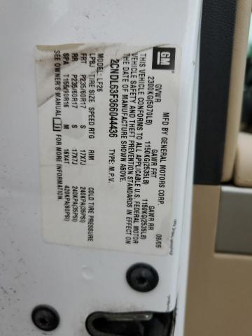 2006 Chevrolet Equinox Lt VIN: 2CNDL63F366044436 Lot: 56993044