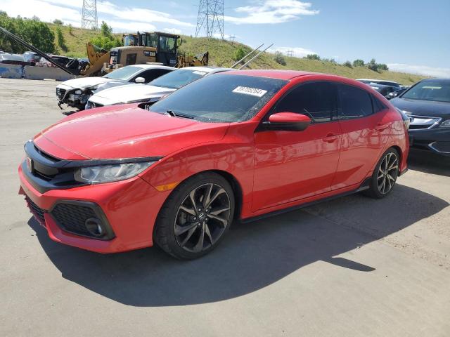 Vin: shhfk7g48ju207131, lot: 59705264, honda civic sport 2018 img_1