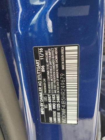 2017 Mercedes-Benz C 300 VIN: WDDWF4JB5HR249679 Lot: 59932054