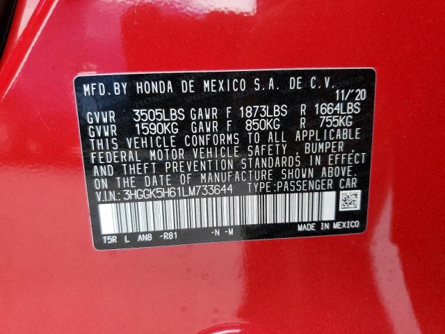 2020 HONDA FIT SPORT - 3HGGK5H61LM733644