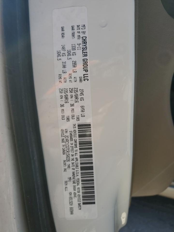 2C4RC1CG7CR150226 2012 Chrysler Town & Country Touring L