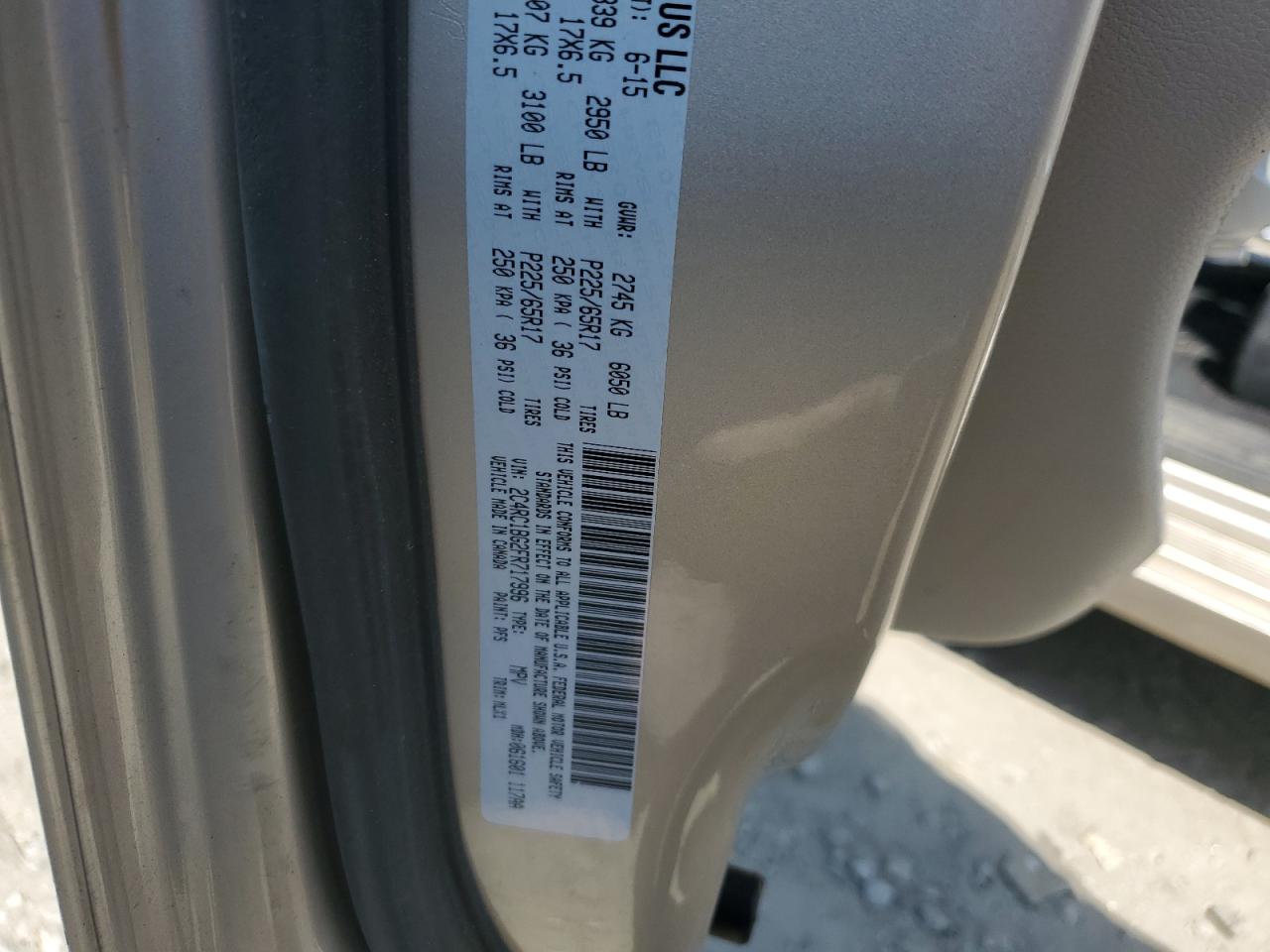 2C4RC1BG2FR717996 2015 Chrysler Town & Country Touring